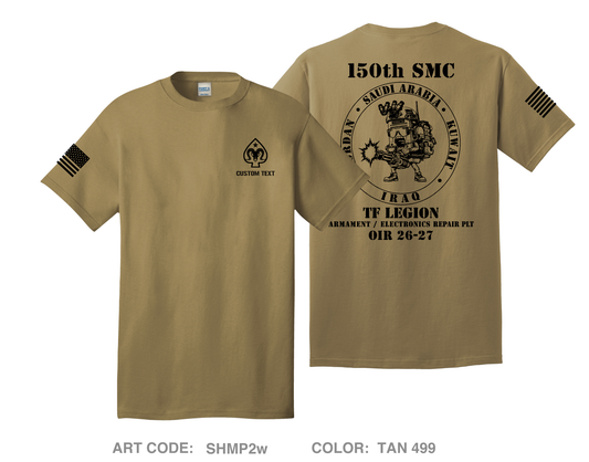 CUSTOM 150th SMC Comfort Unisex Cotton SS Tee - SHMP2w