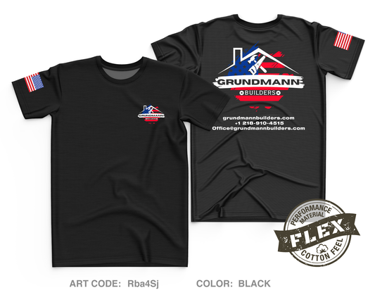 Grundmann Builders Core Men's SS Flex Performance Tee - Rba4Sj