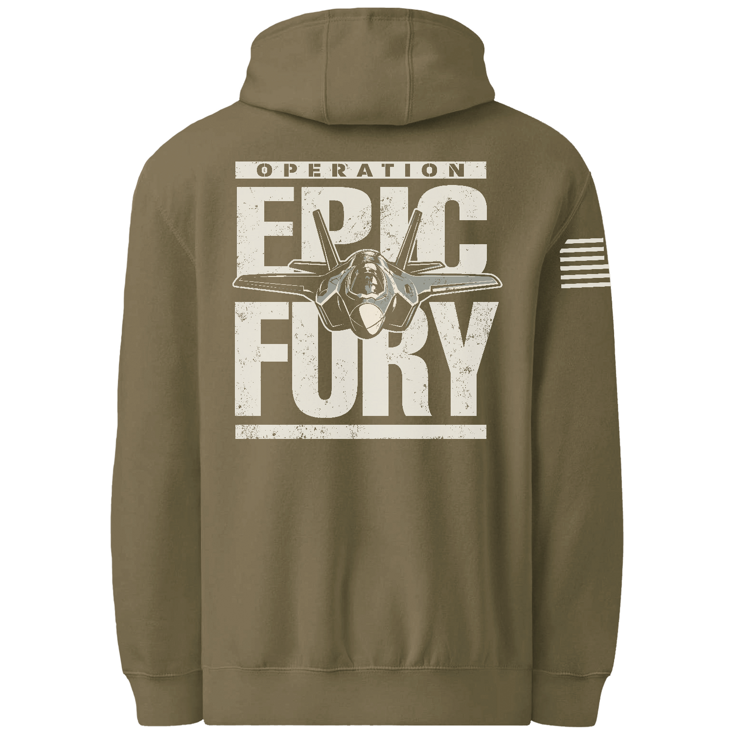 CUSTOM Operation Epic Fury Comfort Unisex Hooded Sweatshirt - Plane