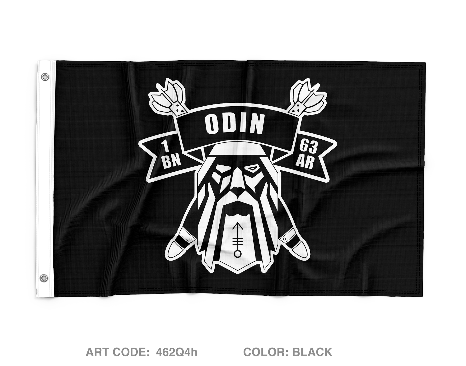 1-63AR Mortars Wall Flag - 462Q4h
