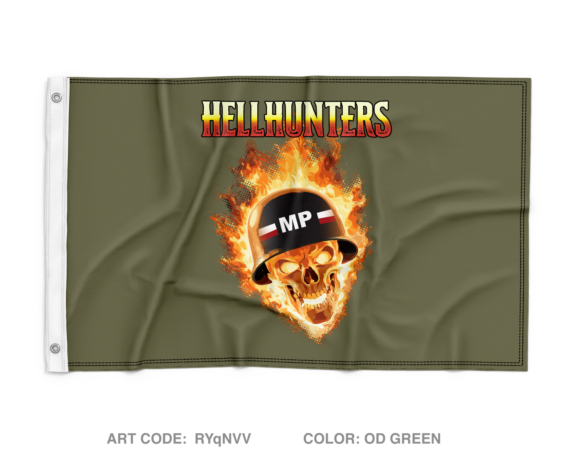 Hellhunters Wall Flag - RYqNVV