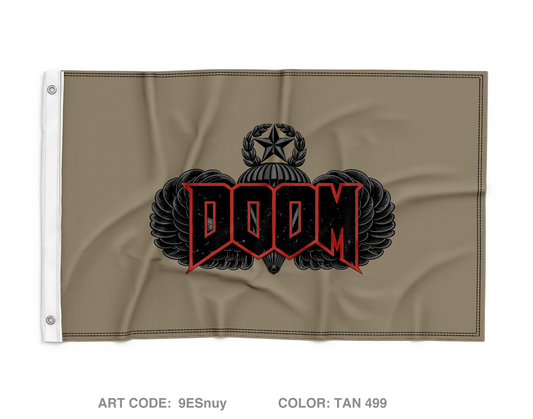 Doom 3-509 Wall Flag - 9ESnuy