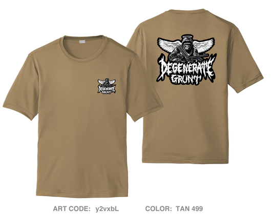Degenerate 2-116 Hi-Tech Performance Unisex SS Tee - y2vxbL