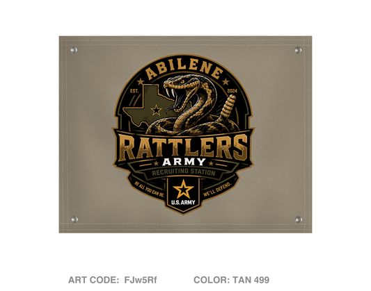 Abilene recruiting station Banner Flag - FJw5Rf