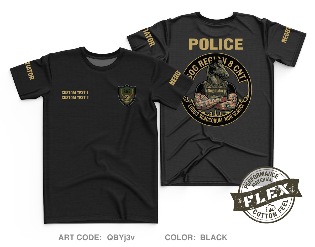 CUSTOM Region 8 HNT Core Men's SS Flex Performance Tee - QBYj3v