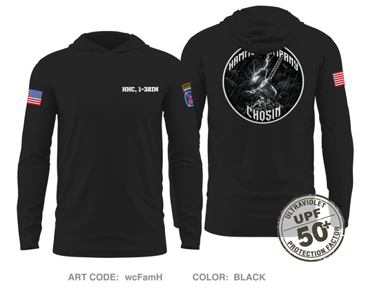 HHC, 1-32IN Core Men's UPF 50+ Hooded Performance LS Tee - wcFamH
