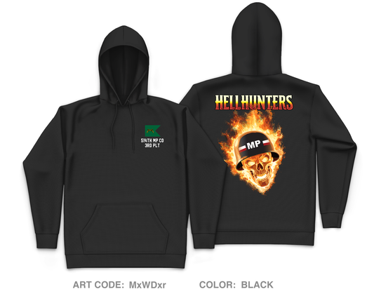 Hellhunters Fundraising Collection Core Men's Hooded Performance Sweatshirt - MxWDxr