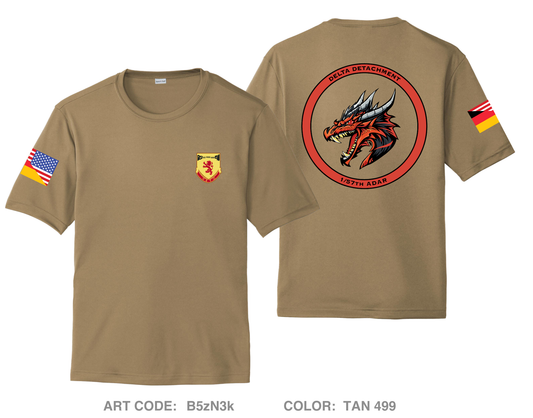 1/57th ADAR DELTA DETACHMENT Hi-Tech Performance Unisex SS Tee - B5zN3k