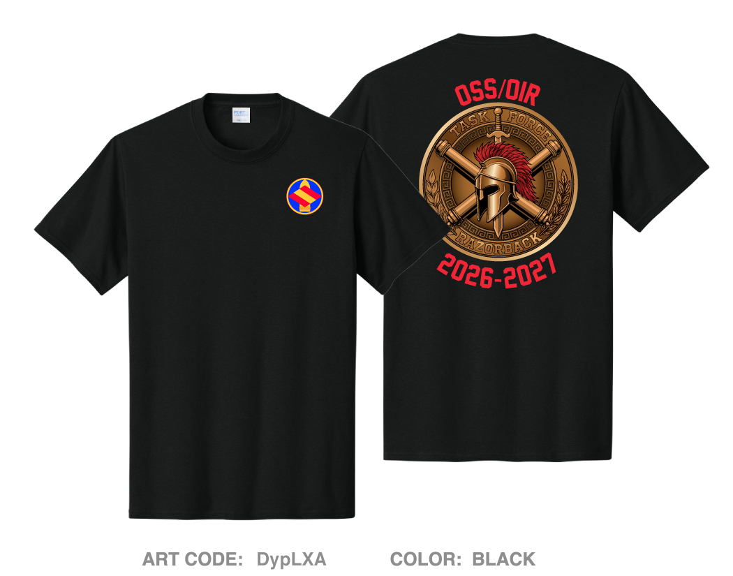 HHB 142nd Field Artillery Brigade Comfort Unisex Cotton SS Tee - DypLXA