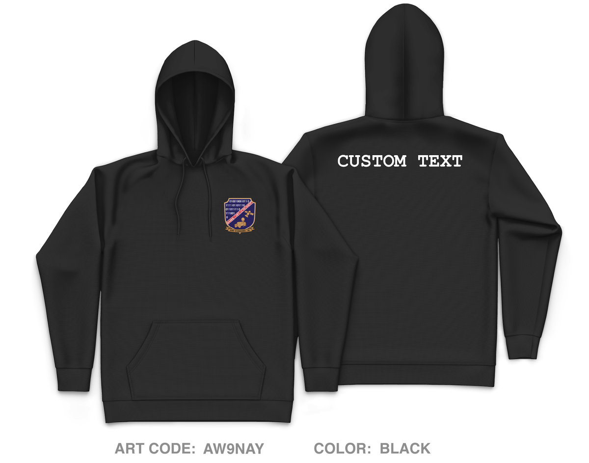 CUSTOM Marine Detachment Fort Gordon Core Men's Hooded Performance Sweatshirt - AW9NAY