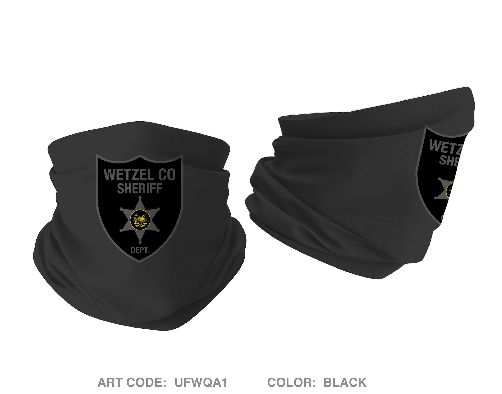 Wetzel County Sheriff Gaiter - UFWQA1