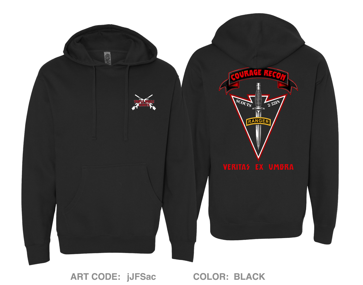 2-22 Scouts Comfort Unisex Hooded Sweatshirt - jJFSac