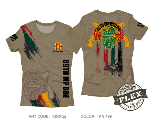 89th MP BDE Core Women's SS Flex Performance Tee - K0Otqq