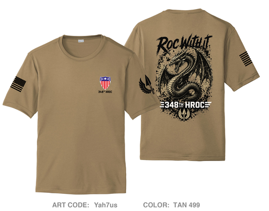 348TH HROC Hi-Tech Performance Unisex SS Tee - Yah7us