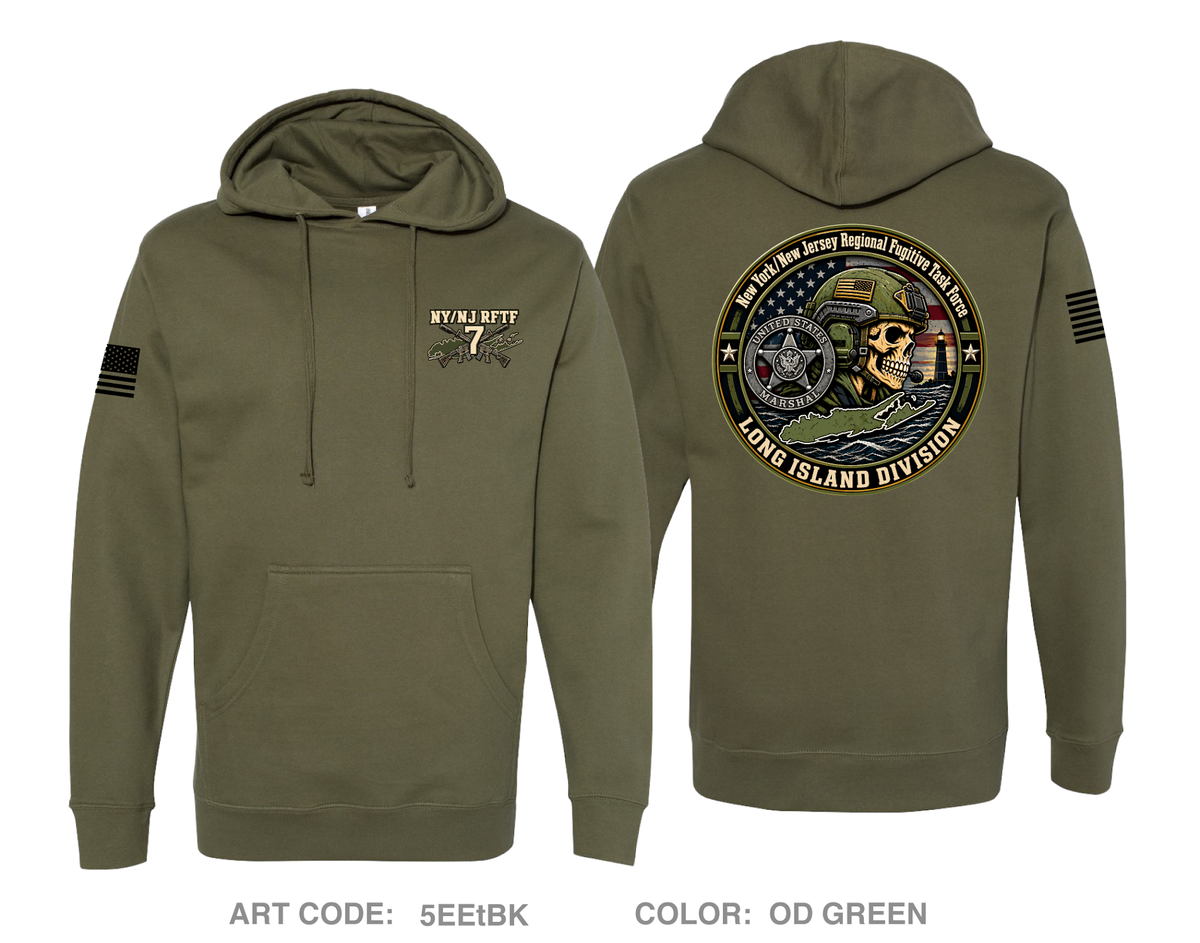 USMS NY/NJ RFTF Long Island Comfort Unisex Hooded Sweatshirt - 5EEtBK