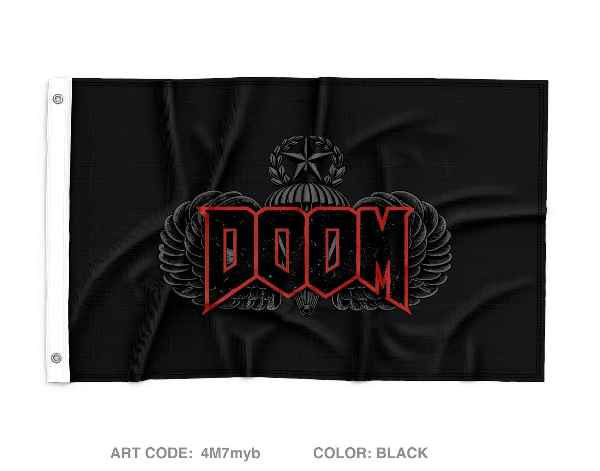 Doom 3-509 Wall Flag - 4M7myb