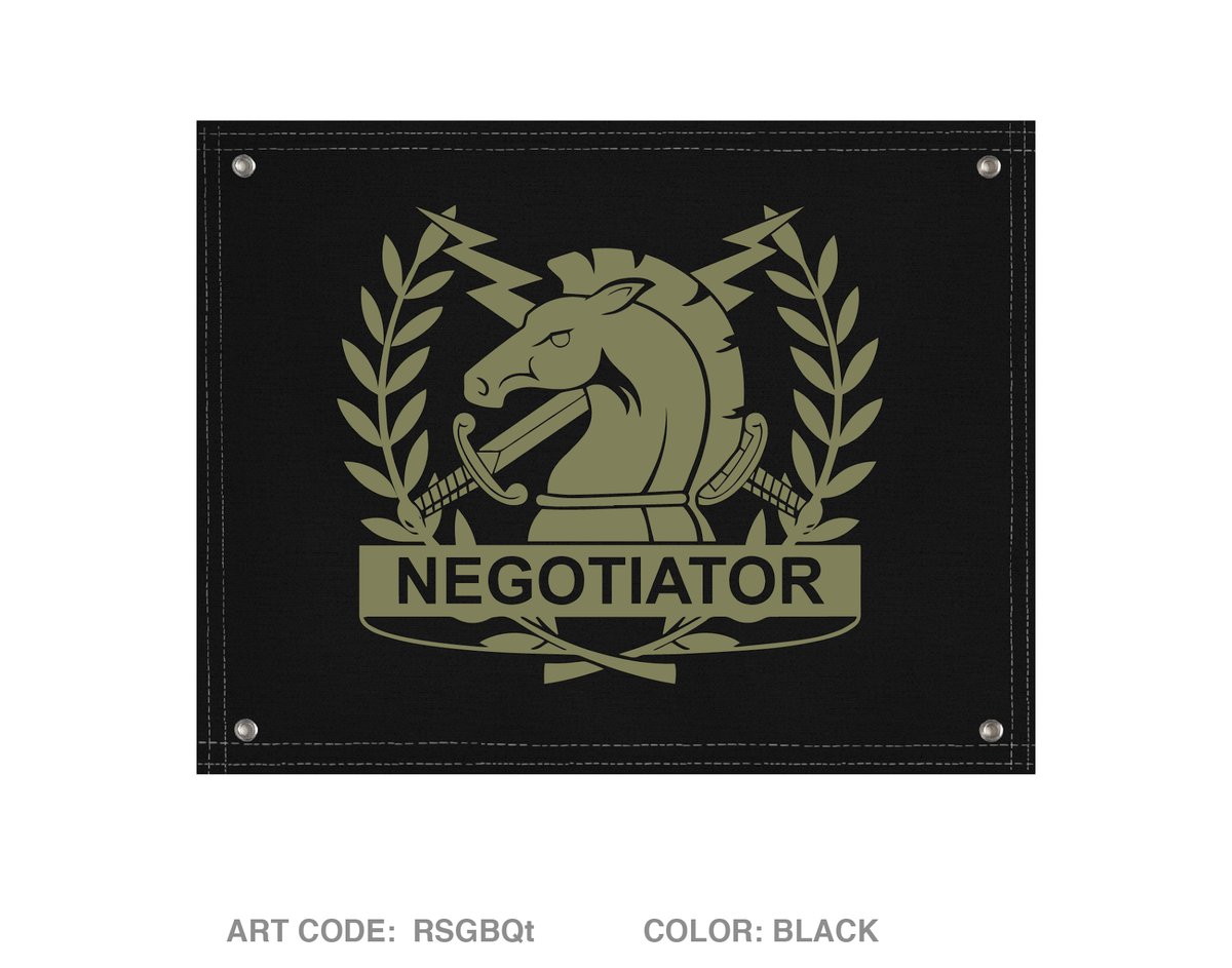 Crisis negotiations unit Banner Flag - RSGBQt