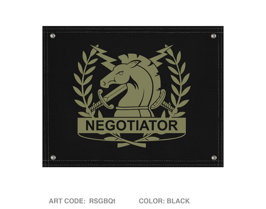 Crisis negotiations unit Banner Flag - RSGBQt