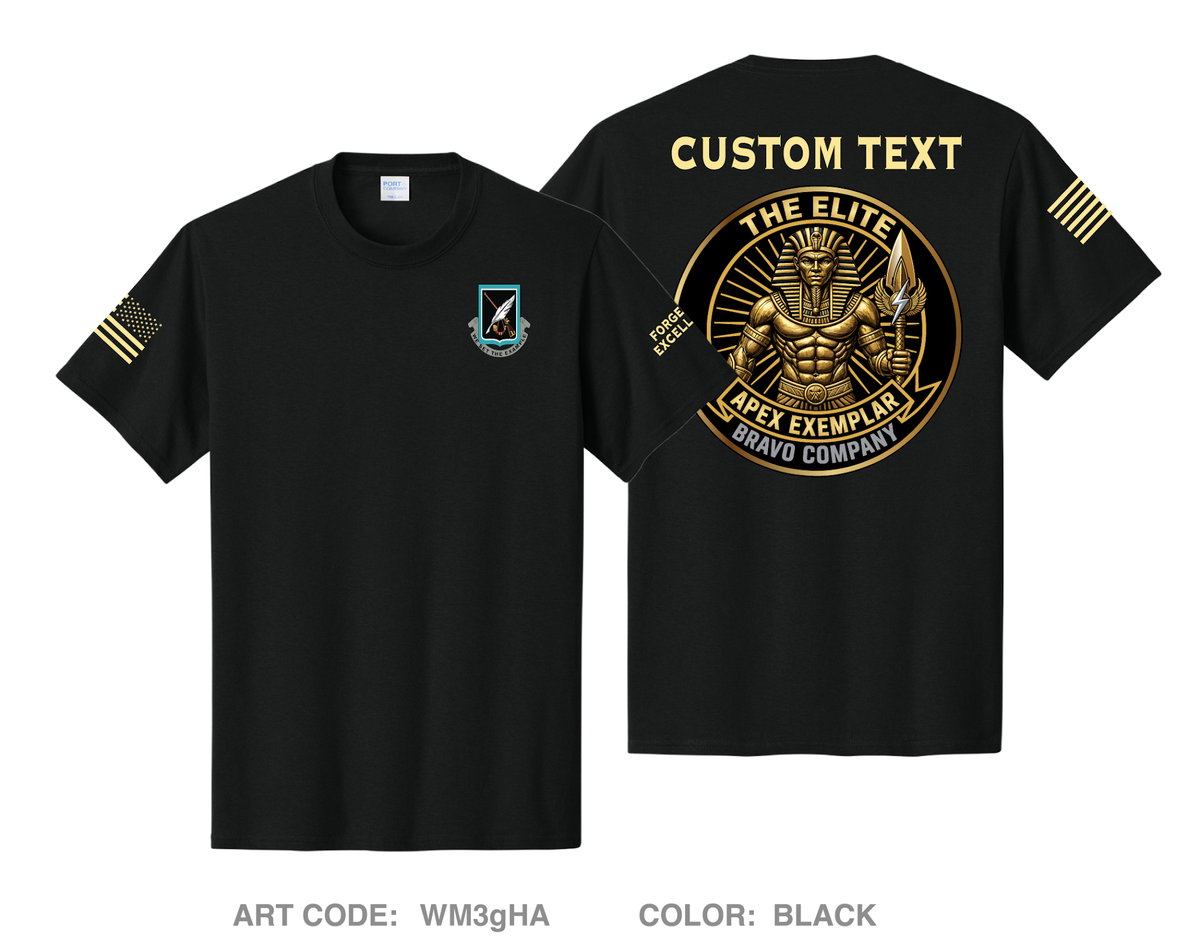 CUSTOM Bravo Company 120th AG Comfort Unisex Cotton SS Tee - WM3gHA