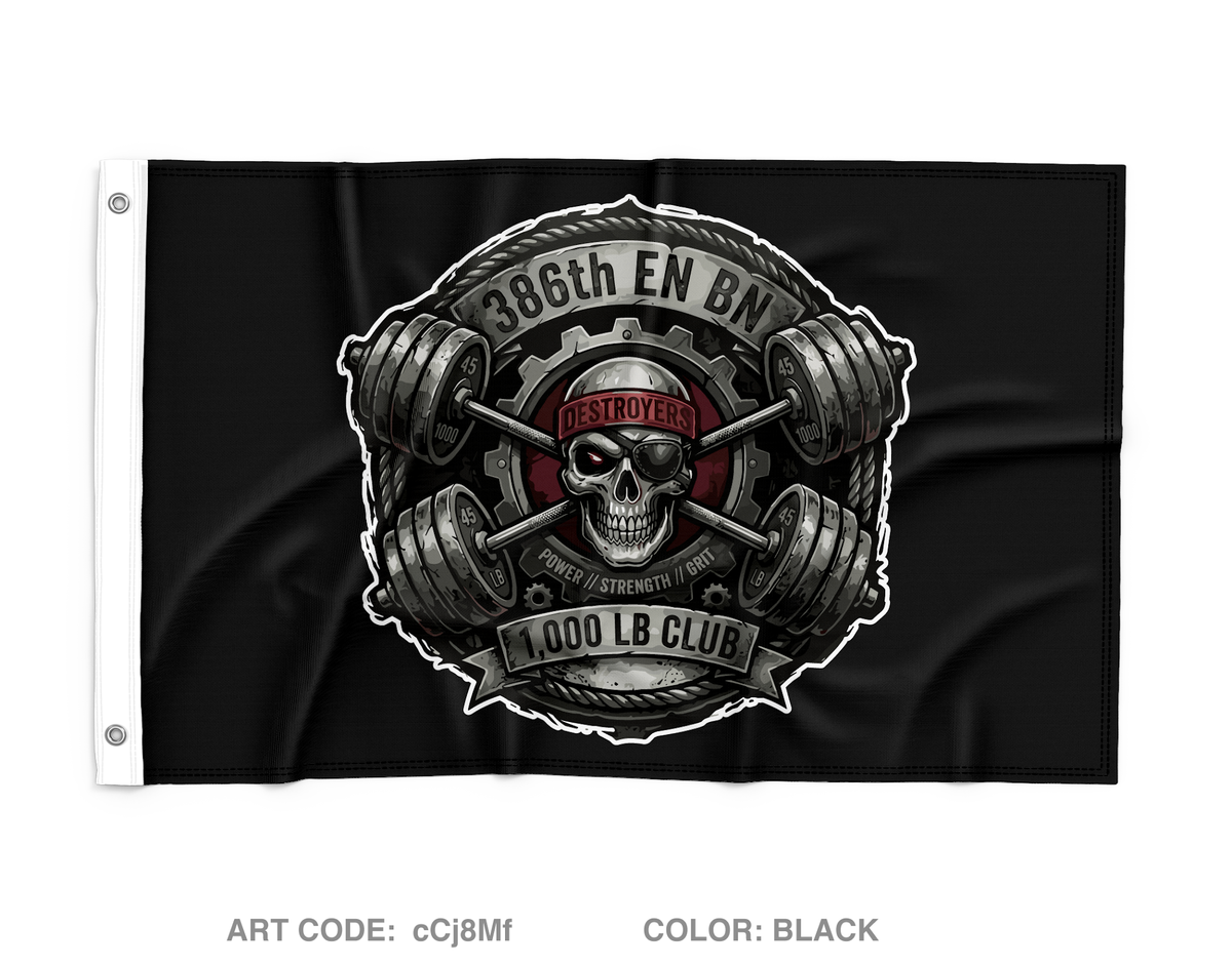 386th Engineer Battalion Wall Flag - cCj8Mf