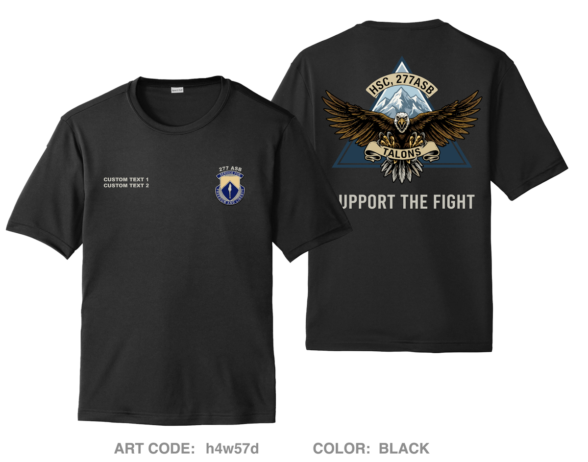 CUSTOM 2-77 ASB, HSC Hi-Tech Performance Unisex SS Tee - h4w57d