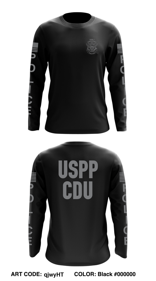 USPP CDU Store 1 Core Men's LS Performance Tee - qjwyHT