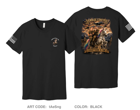 Damage Control Venezuela Comfort Unisex Cotton SS Tee - tAeSng