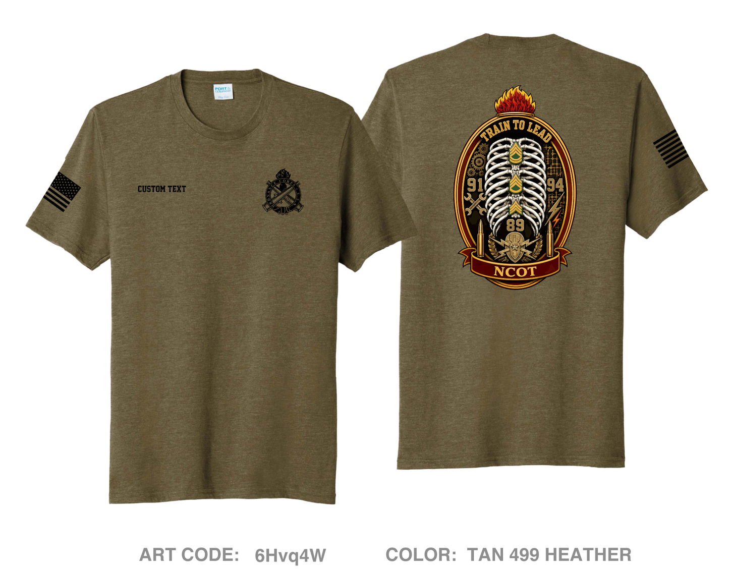 CUSTOM 16th Ord Bn, NCOT Comfort Unisex Triblend SS Tee - 6Hvq4W