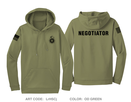 Omaha Police CNT Hi-Tech Performance Hoodie - LrHSCj