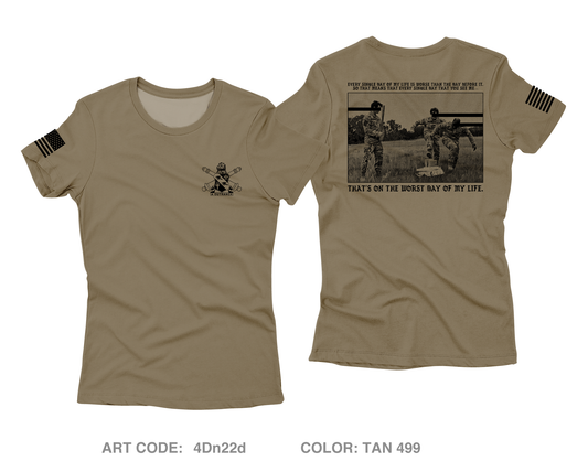 3D Battalion 112TH Field Artillery Regiment Core Women's SS Performance Tee - 4Dn22d