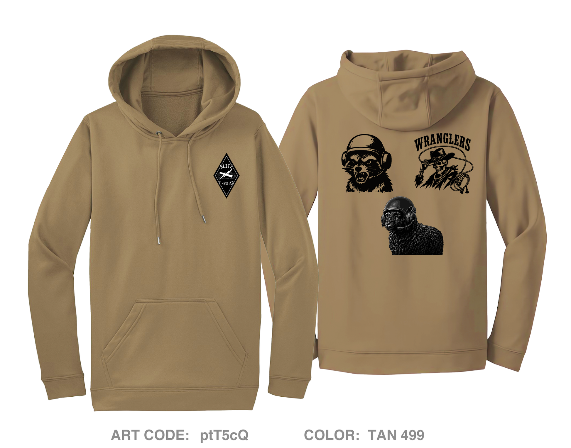 Blitz Company, 1-63 AR Hi-Tech Performance Hoodie - ptT5cQ