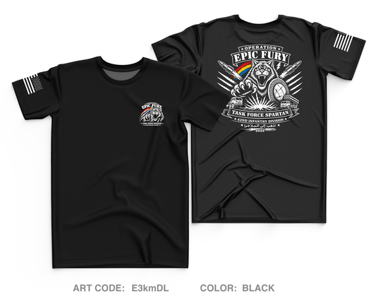 42nd ID Fundraising Collection Core Men's SS Performance Tee - E3kmDL