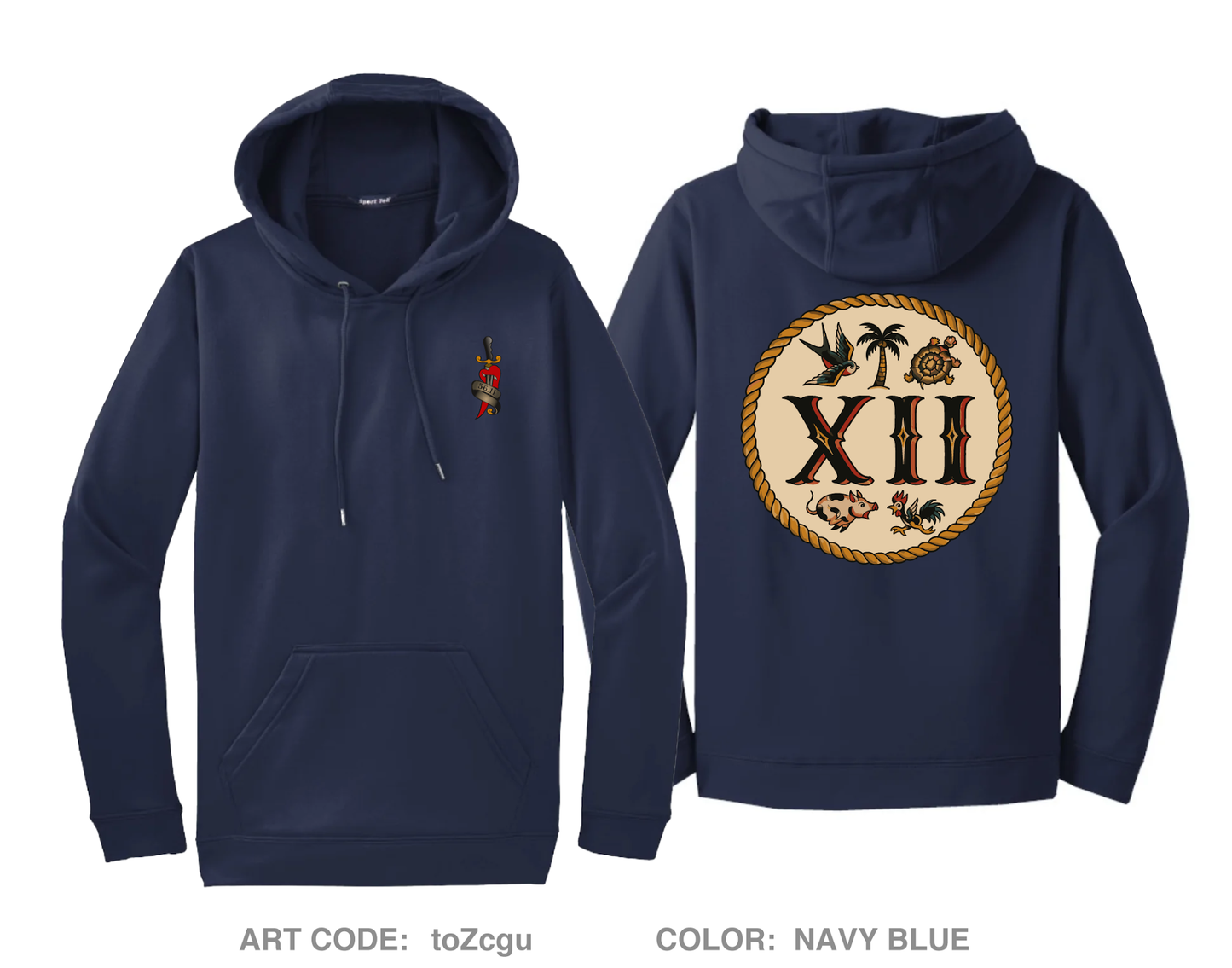 MESG-2 Det Bahrain EST 12 Hi-Tech Performance Hoodie - toZcgu