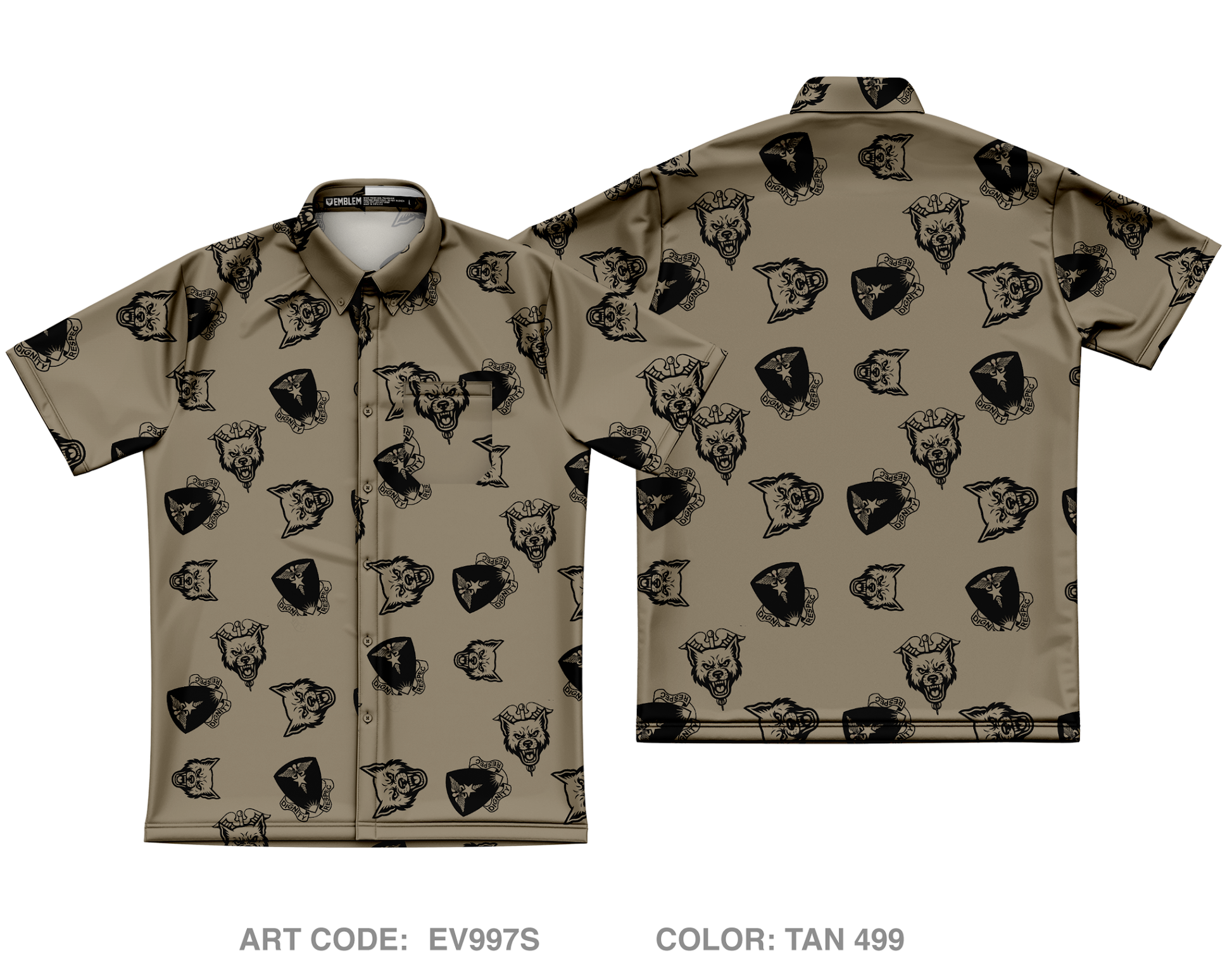 HHD, Medical Readiness Command, Europe Core Men's SS Performance Party Shirt - EV997S