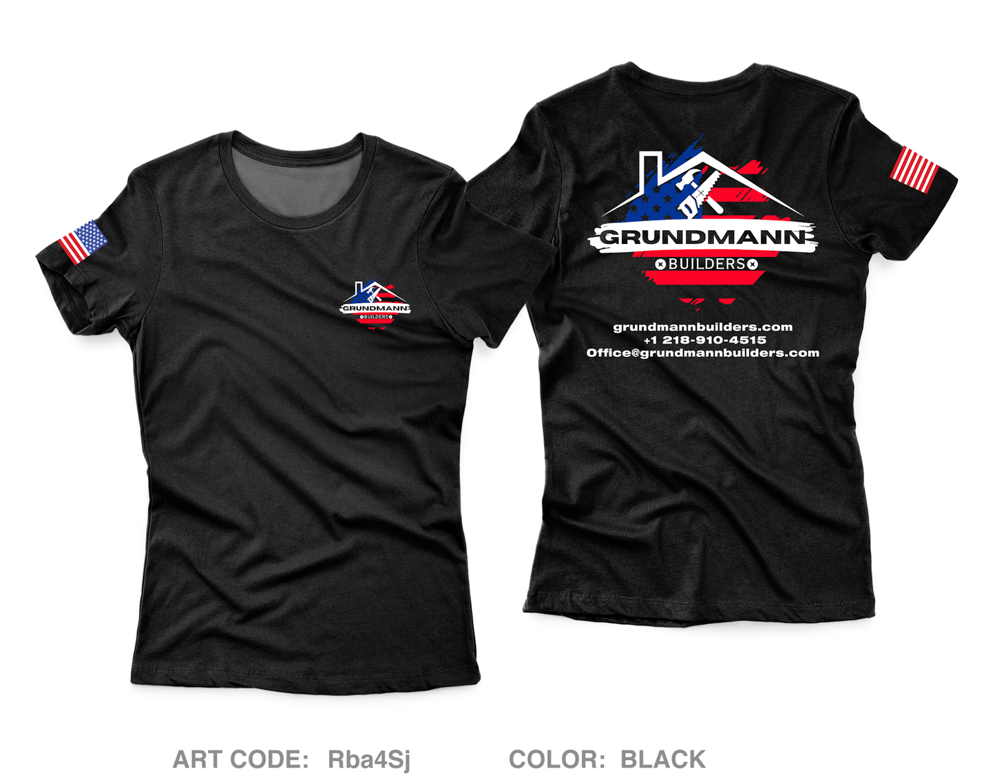 Grundmann Builders Core Women's SS Performance Tee - Rba4Sj
