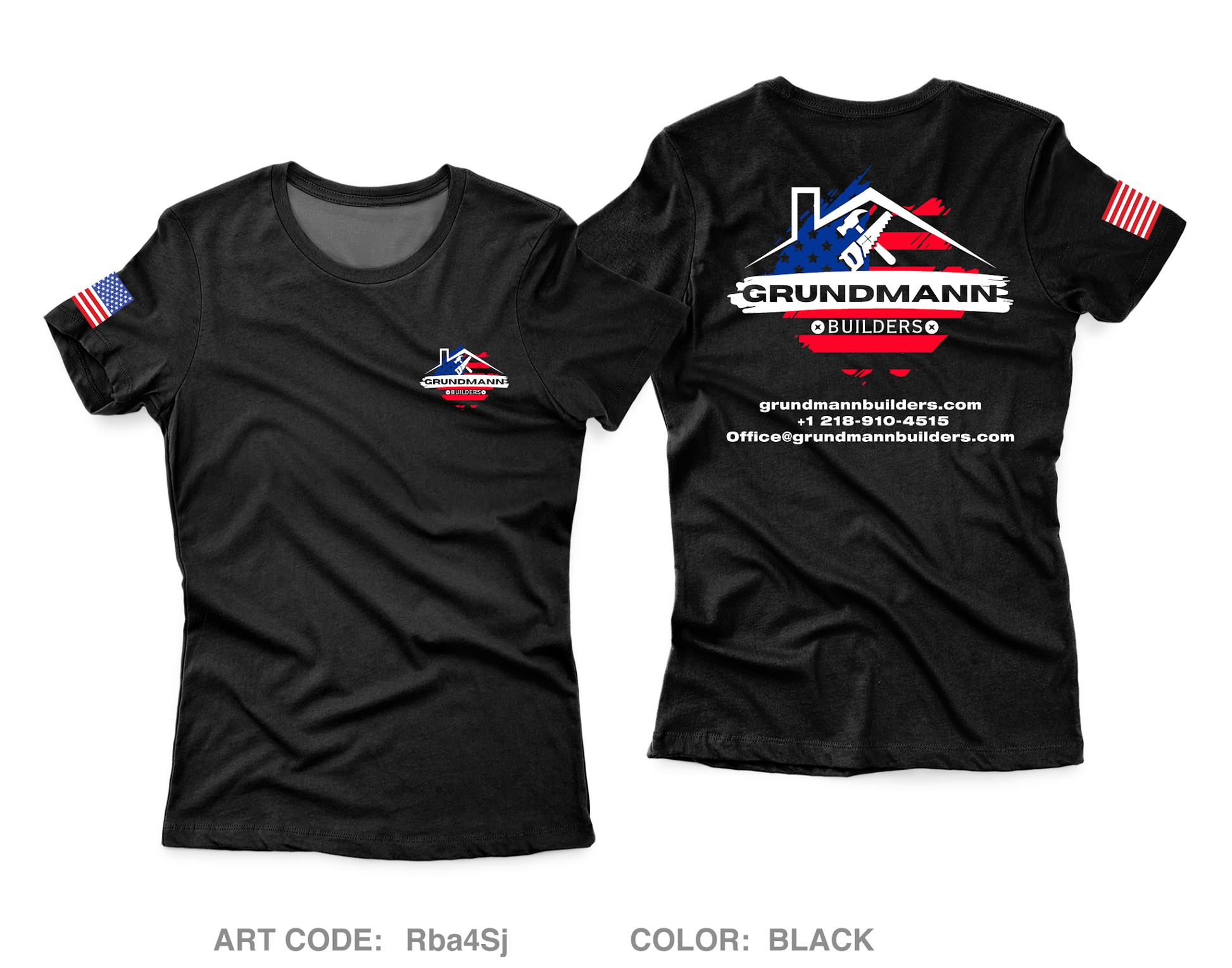 Grundmann Builders Core Women's SS Performance Tee - Rba4Sj