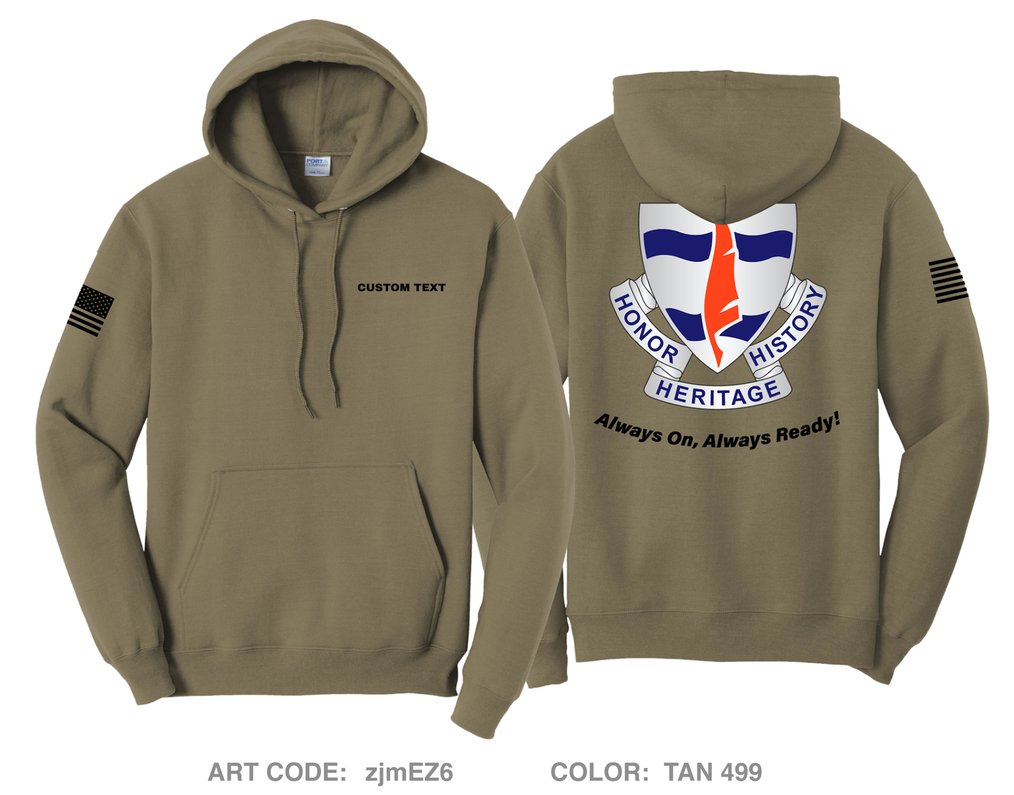 CUSTOM 102D SSB Fundraising Collection Comfort Unisex Hooded Sweatshirt - zjmEZ6