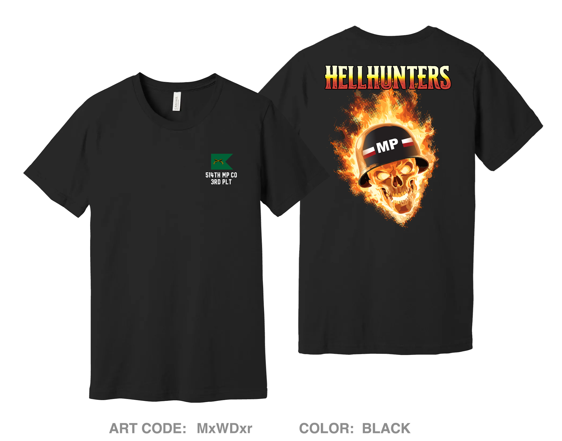 Hellhunters Comfort Unisex Cotton SS Tee - MxWDxr