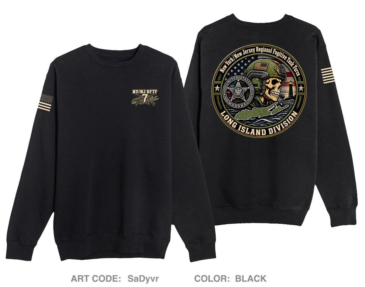 USMS NY/NJ RFTF Long Island Comfort Unisex Crewneck Sweatshirt - SaDyvr