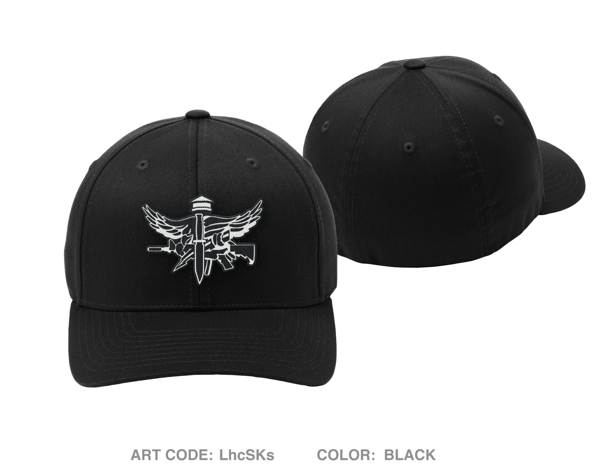 WA Department of Corrections AHCC SERT Embroidered Flexfit Cap - LhcSKs