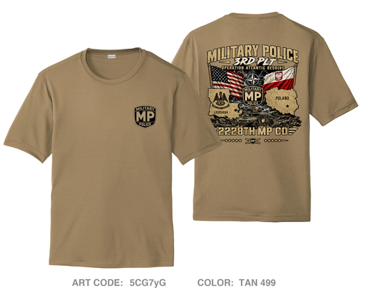 2228th MP CO Store 3 Hi-Tech Performance Unisex SS Tee - 5CG7yG