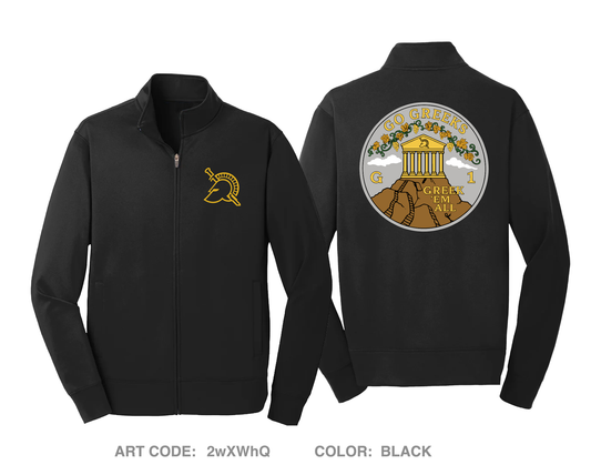G1 Greeks Fundraising Collection Hi-Tech Performance Full-Zip Fleece Jacket - 2wXWhQ