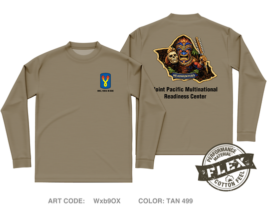 HHC, 196th IN BDE Core Men's LS Flex Performance Tee - Wxb9OX