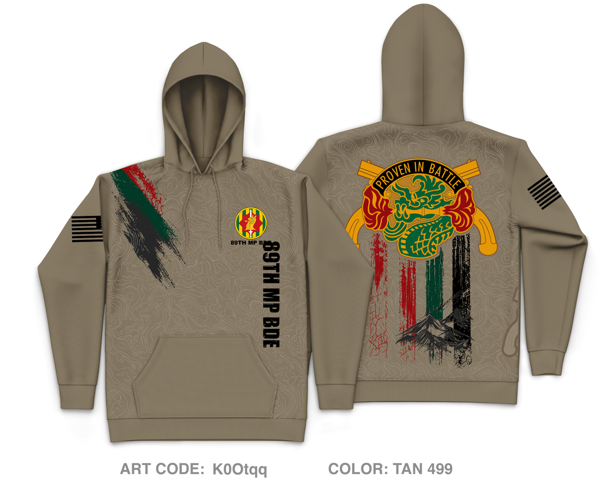 89th MP BDE Core Men's Hooded Performance Sweatshirt - K0Otqq