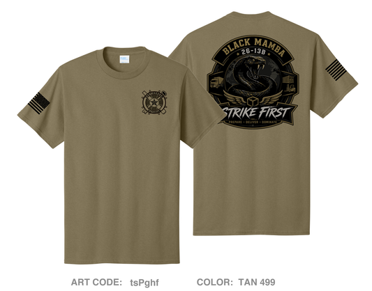 26-13B Black Mambas Fundraising Collection Comfort Unisex Cotton SS Tee - tsPghf