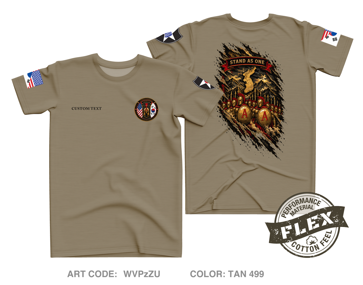 CUSTOM A CO, 194th DSSB Core Men's SS Flex Performance Tee - WVPzZU