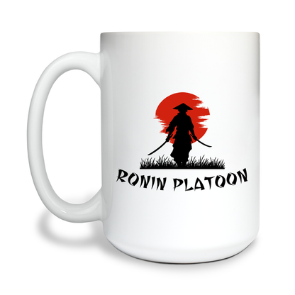 Ronin Platoon 15 oz White Ceramic Mug - sZAs9n