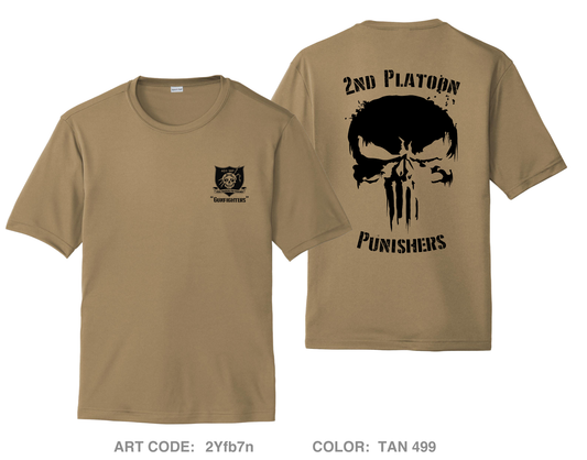 2nd Platoon Punishers Hi-Tech Performance Unisex SS Tee - 2Yfb7n