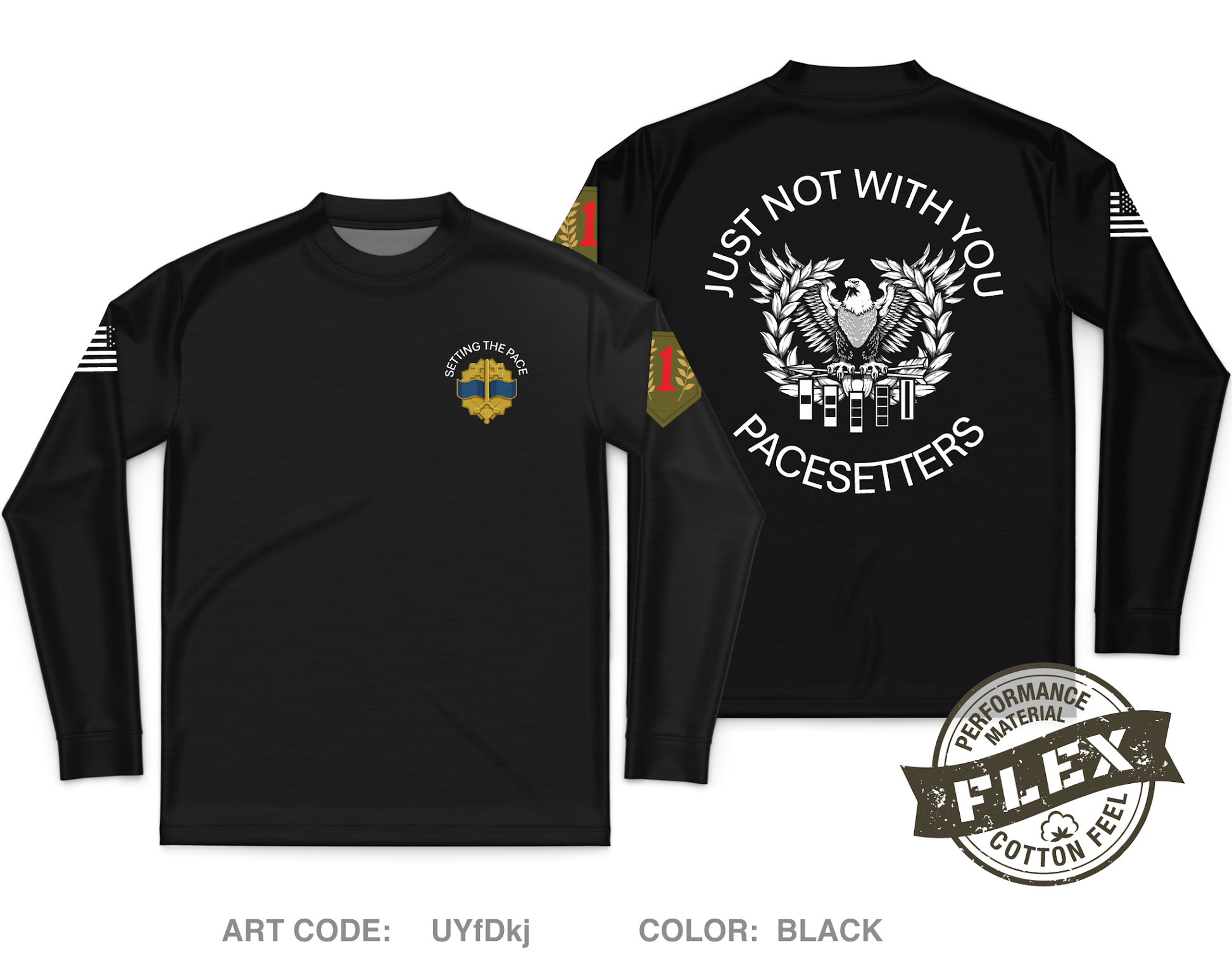 541st CSSB Warrant Officers Store 1 Core Men's LS Flex Performance Tee - UYfDkj