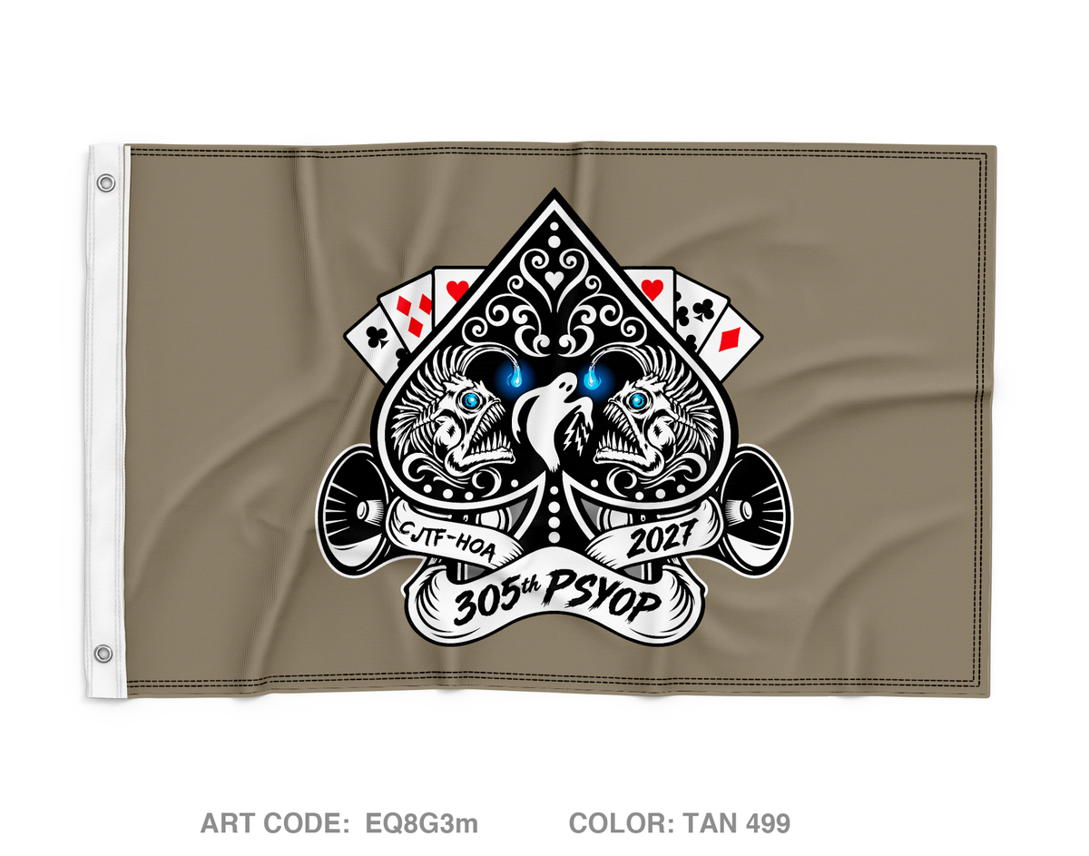 305th PSYOP Wall Flag - EQ8G3m
